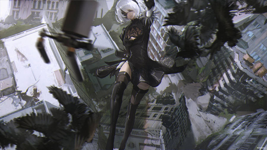 Nier: Automata, イリヤ, 2B (Nier: Automata), HD phone wallpaper | Peakpx