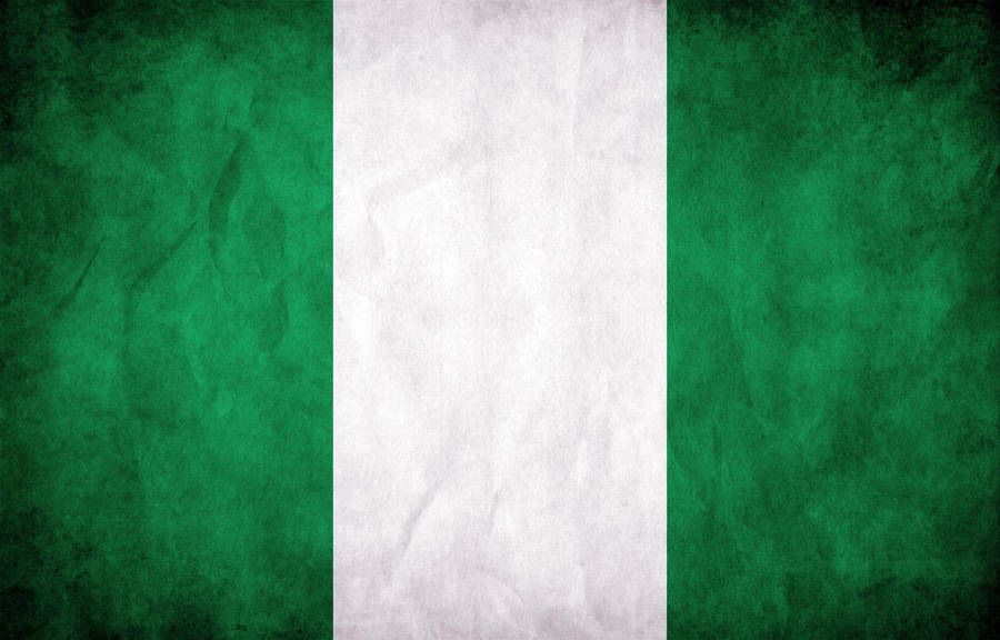 Nigeria Flag Folded