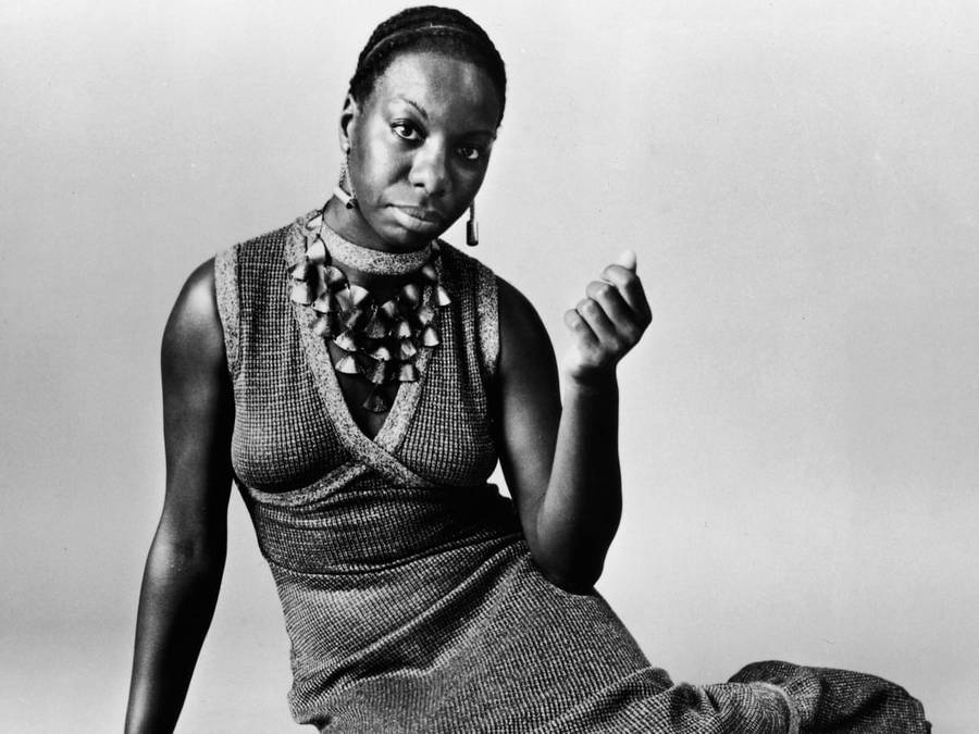 Download free Nina Simone 1968 Studio Portrait Wallpaper - MrWallpaper.com