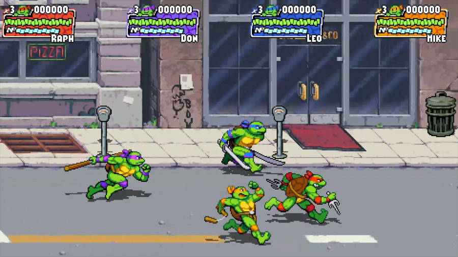 Ninja Turtle Video Game Wallpaper