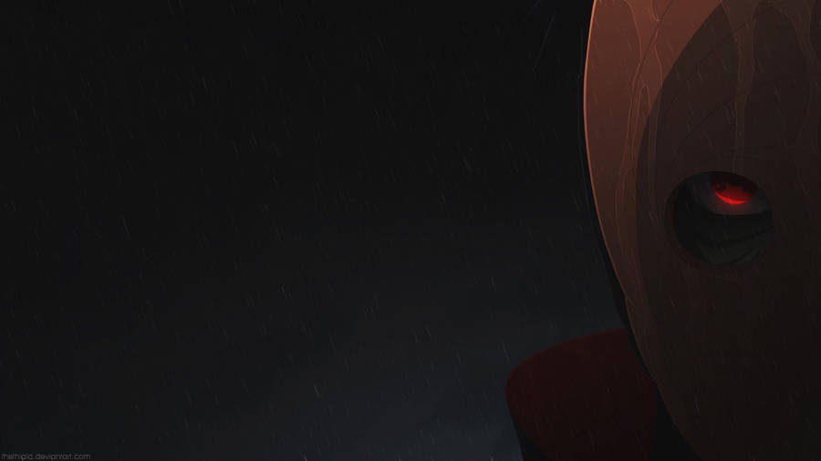 Obito Brings Darkness In A Minimalist World. Wallpaper