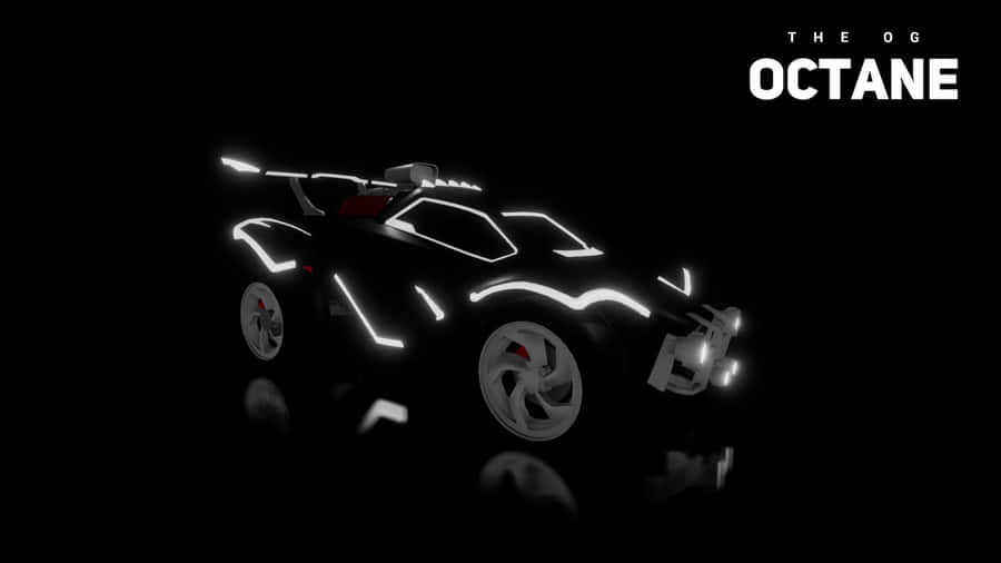 Octane Lights Rocket League 4k Wallpaper