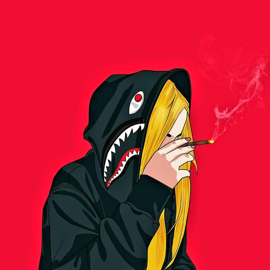 Odd Cartoon Weed Wallpaper