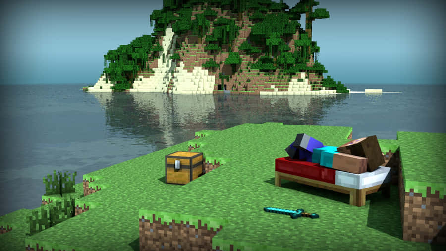 Old Video Game Minecraft Wallpaper