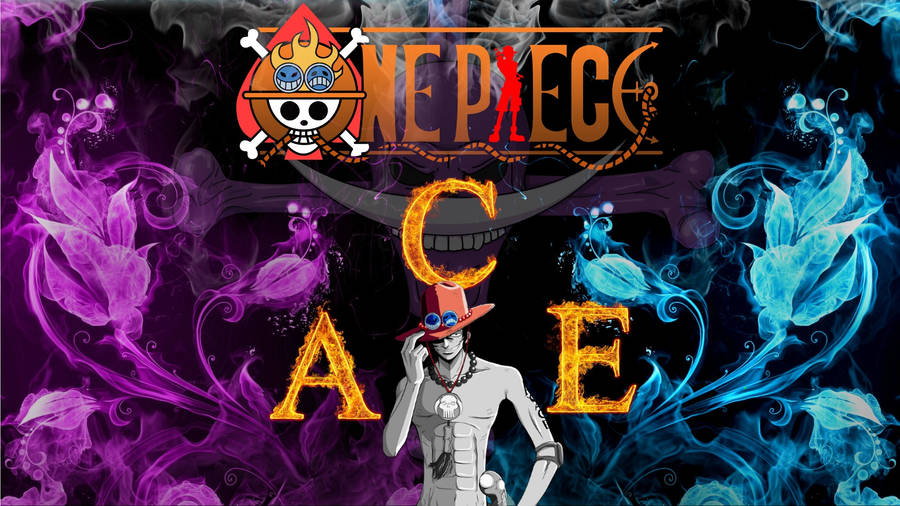 Download free One Piece Ace Burning Name Wallpaper - MrWallpaper.com