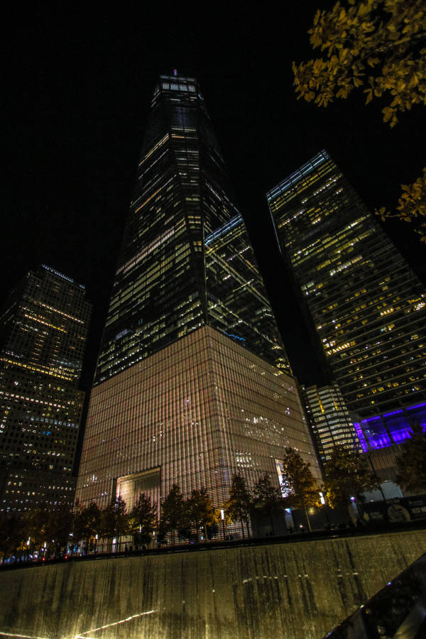 One World Trade Center New York Night Iphone Wallpaper