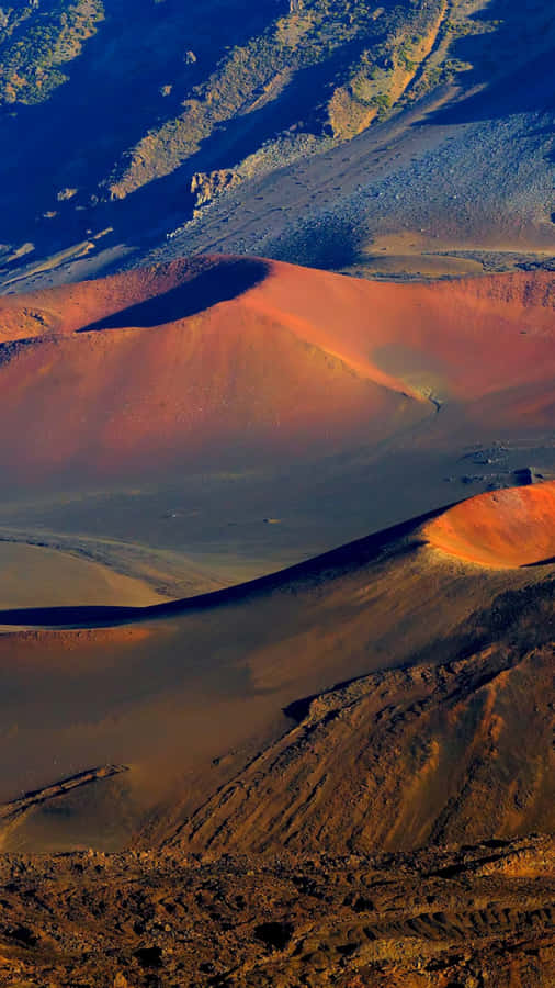 Orange Glow Of Desert Iphone Wallpaper