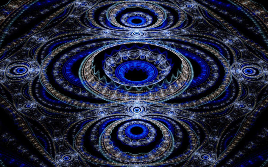 Oval Abstract Fractals Wallpaper