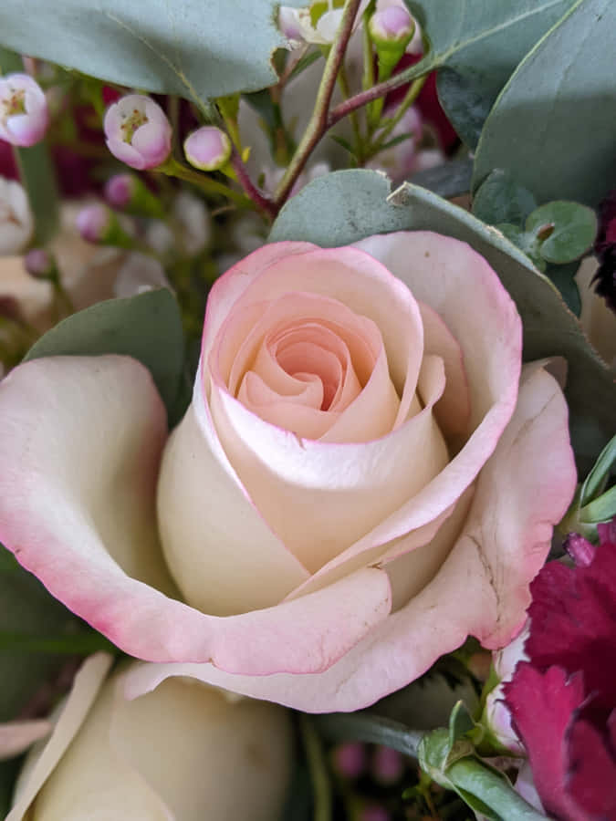 Pale Pink Beautiful Rose Wallpaper