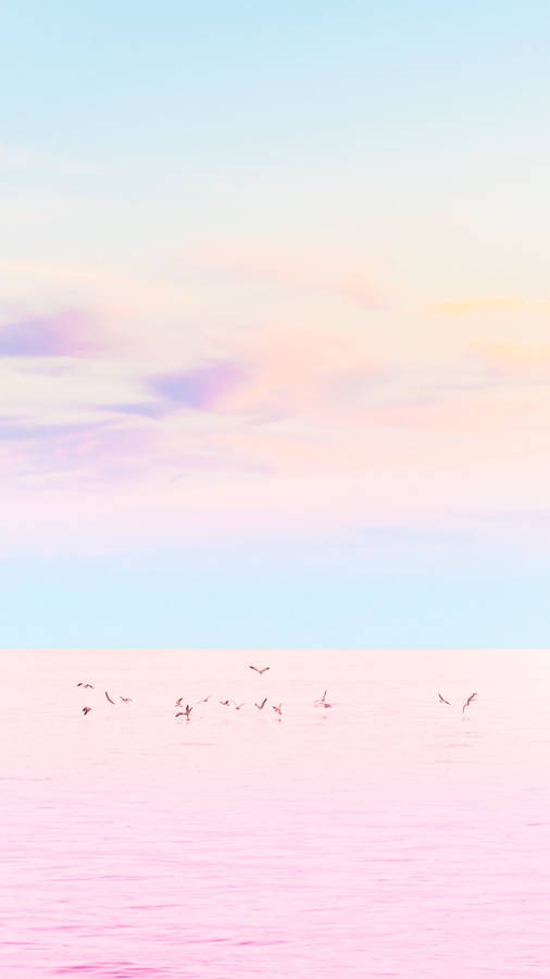 Pastel Pink Clouds Iphone Wallpaper