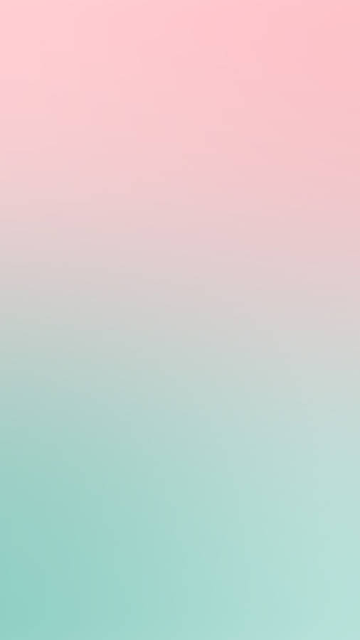 Pastel Teal Gradient Pink Wallpaper