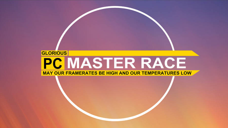 Download PC Master Race Dark Gradient Wallpaper | Wallpapers.com