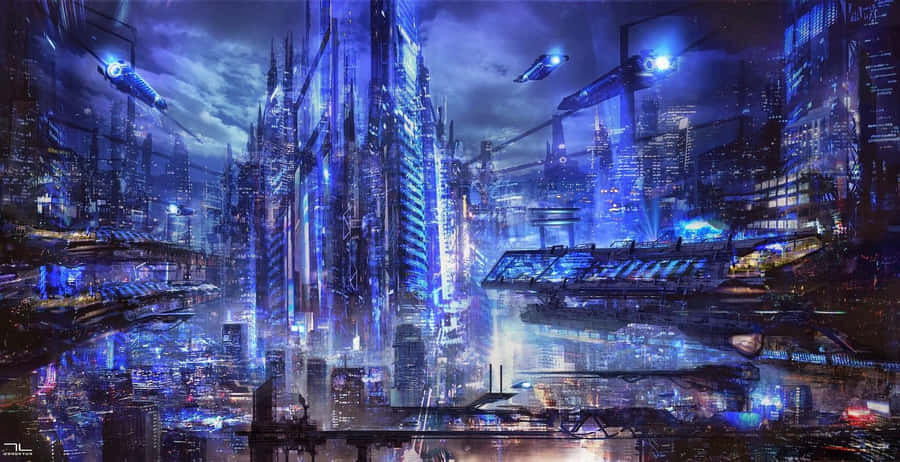 Peering Into The Future Wallpaper