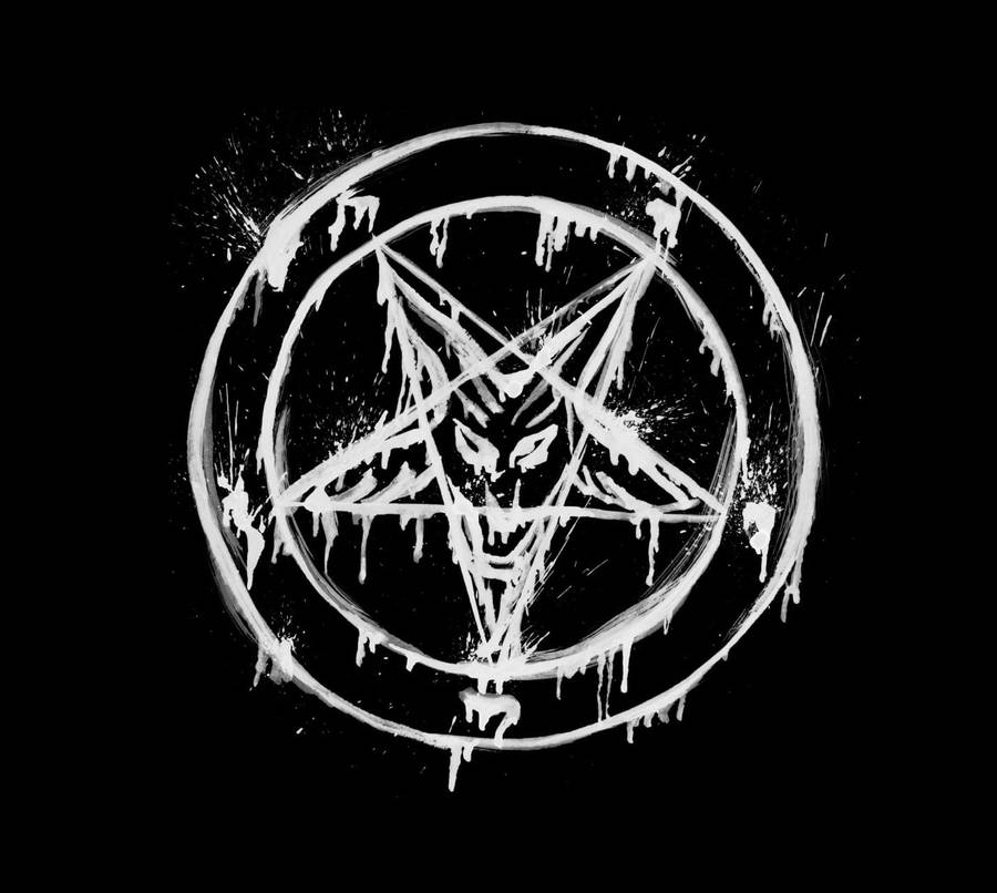 Pentagram With Animal Symbol Wallpaper