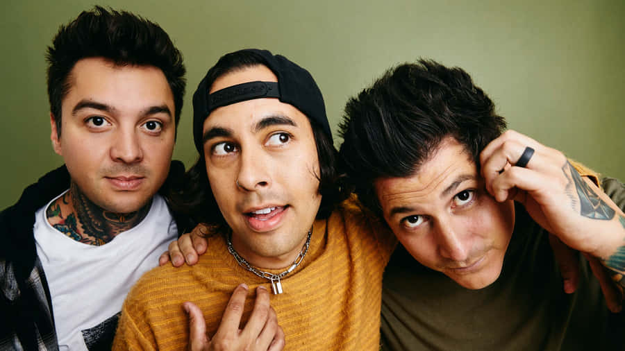 Pierce The Veil Band Members Portrait Wallpaper