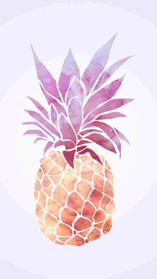 Pineapple-shaped Iphone Wallpaper