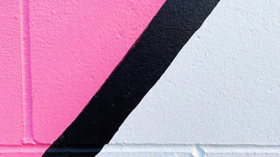 Pink & Black Flourishing Nature Wallpaper