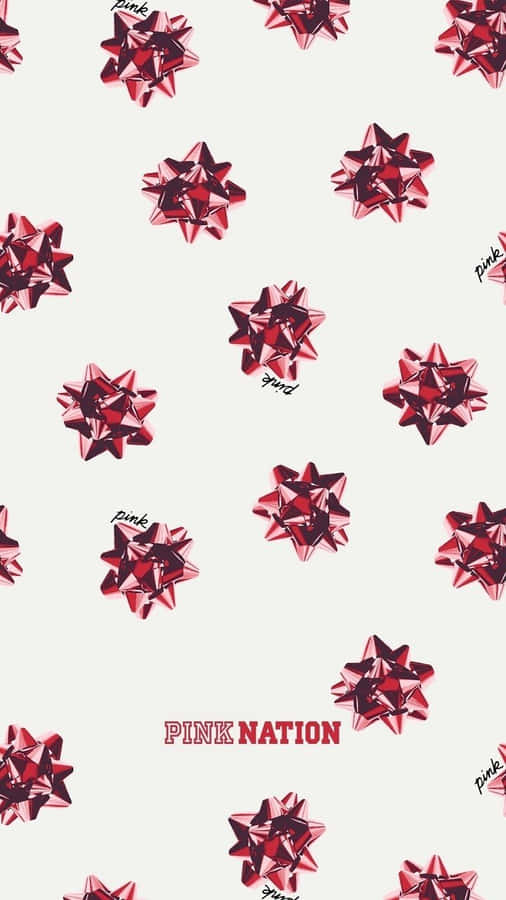 Pink Nation Red Ribbon Displays Digital Art Wallpaper