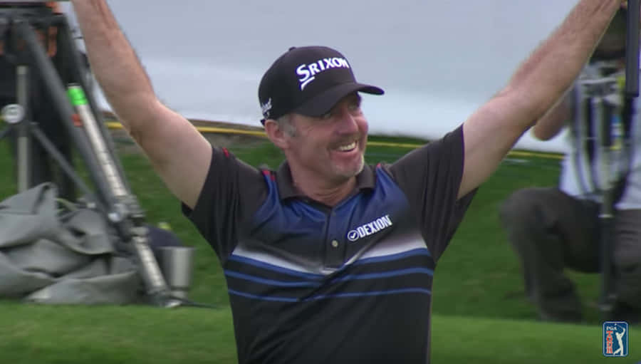 Pioneering Golfer Rod Pampling In Action Wallpaper