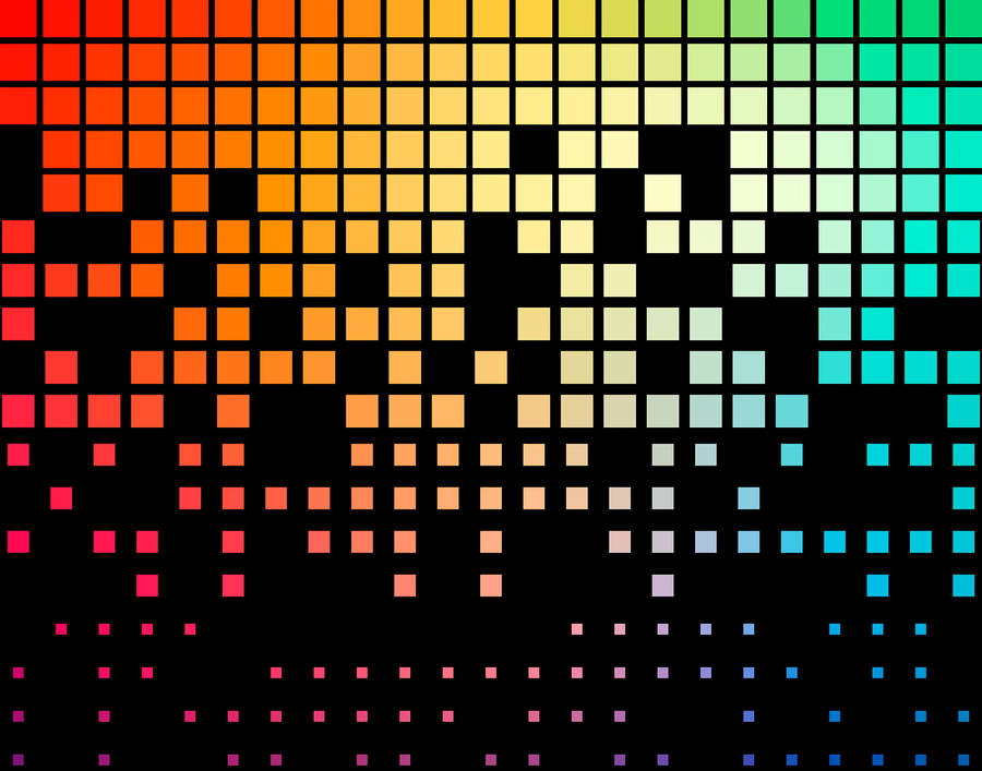Pixelated Color Gradient wallpaper