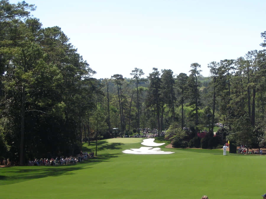 Playing Augusta National Golf Course, The Mecca Of Golf Wallpaper