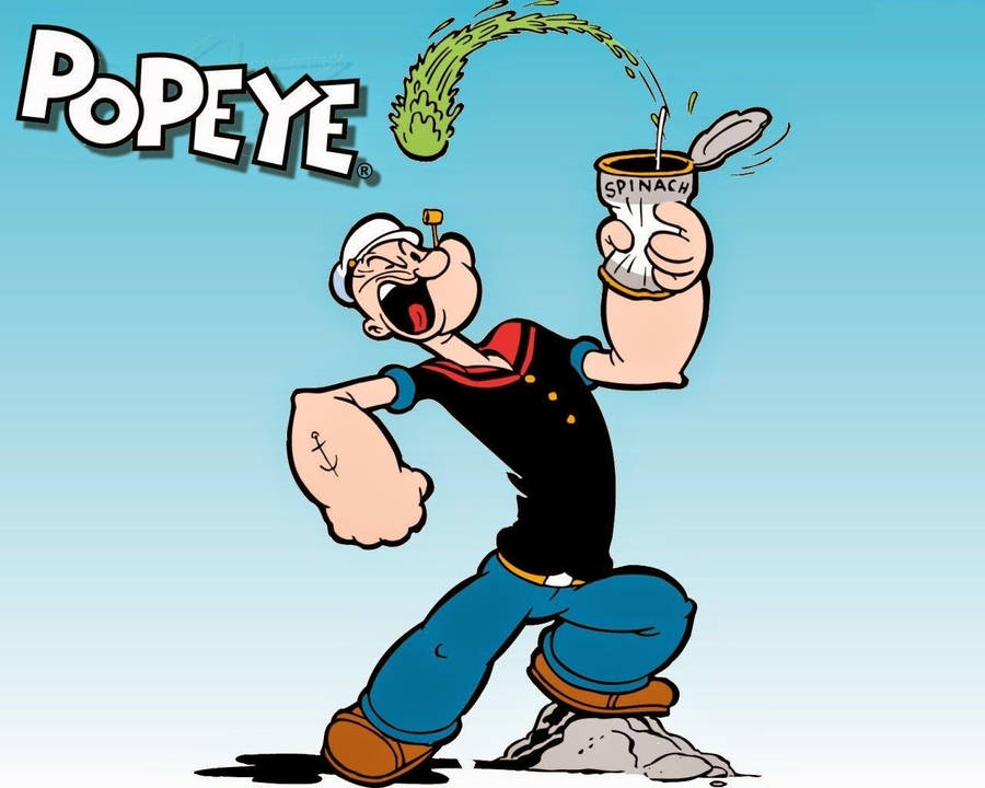 Download free Popeye Eating Spinach Wallpaper - MrWallpaper.com