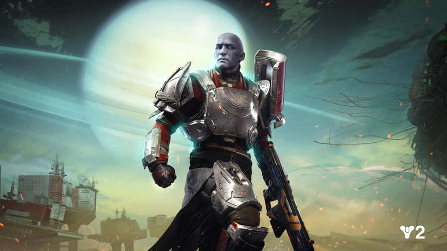 Prepare For Battle On Titan In Destiny 2 Wallpaper