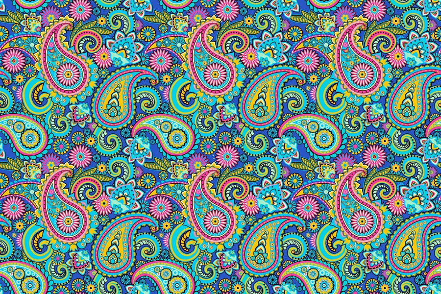 Pretty Paisley Pattern Wallpaper