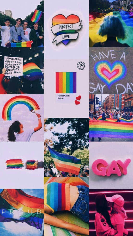 Pride Aesthetic Desktop Screen Display Wallpaper
