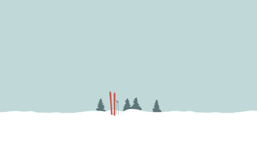 Pure Bliss In The Snow Wallpaper