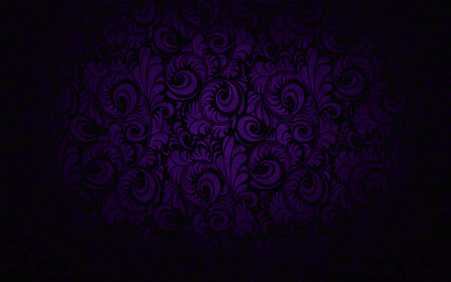 Purple And Black Swirly Wallpaper Wallpaper