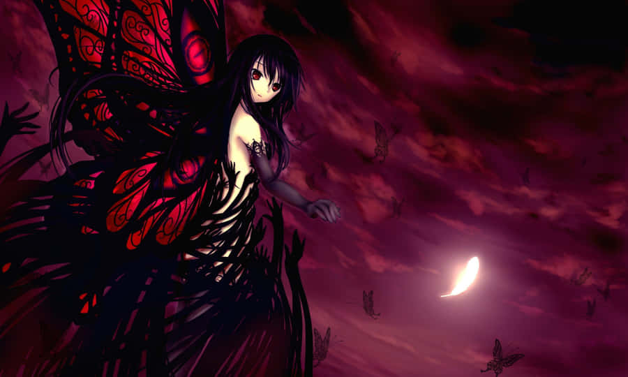 Purple Gothic – An Umbral Fantasy Wallpaper