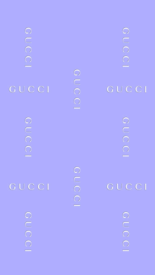 Purple Gucci Graphic Design Wallpaper