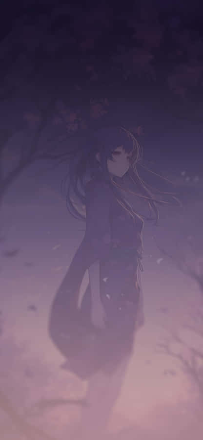 Purple_ Haze_ Anime_ Girl Wallpaper