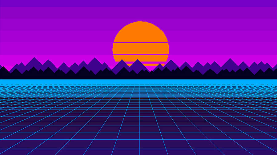 Outrun Wallpaper 4K, Neon, Dark background, Purple