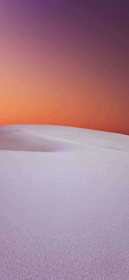 Purple Sunset Sky Of Desert Iphone Wallpaper