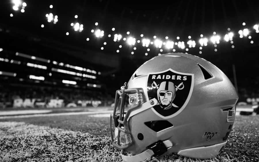 Raiders Helmet Stadium Lights Wallpaper