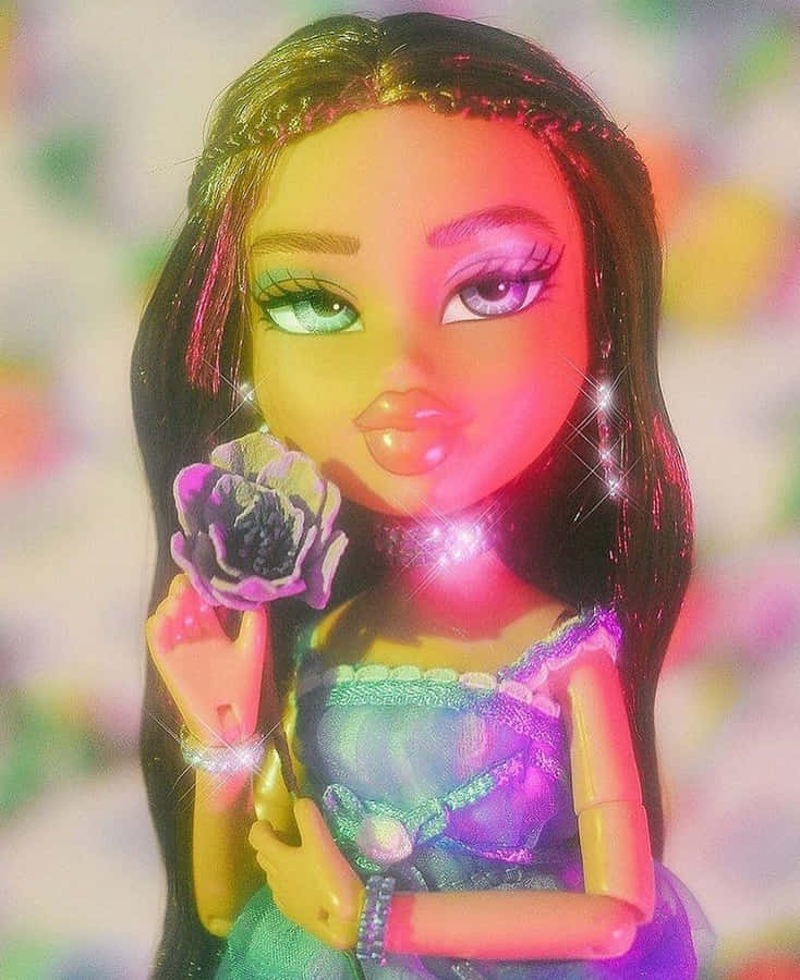 Rainbow Aesthetic Bratz Doll Wallpaper
