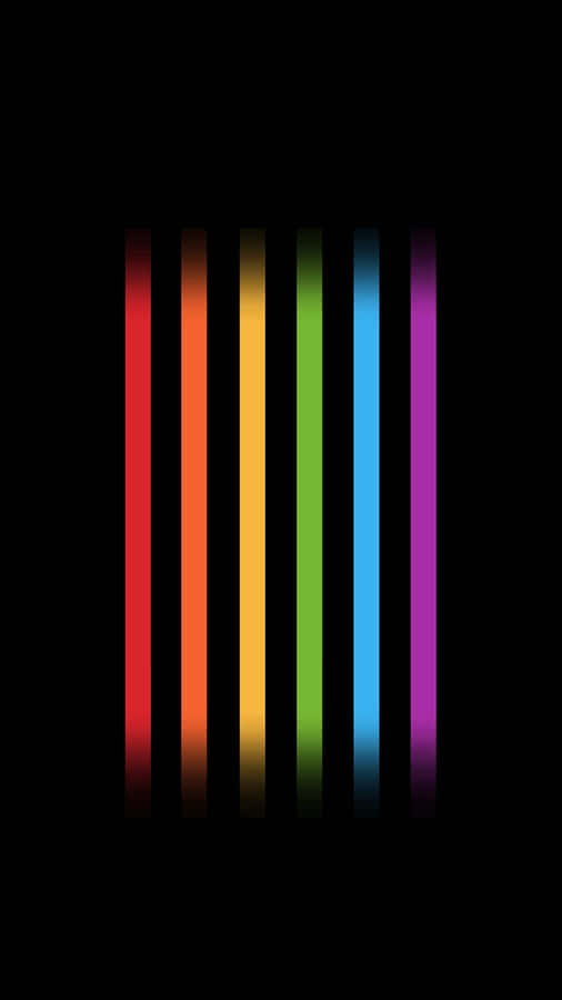Rainbow Stripes Lgbt Iphone Wallpaper