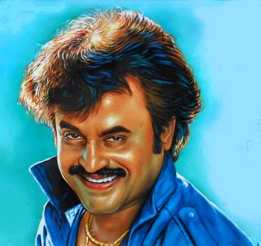 Download free Rajinikanth Digital Portrait Wallpaper - MrWallpaper.com