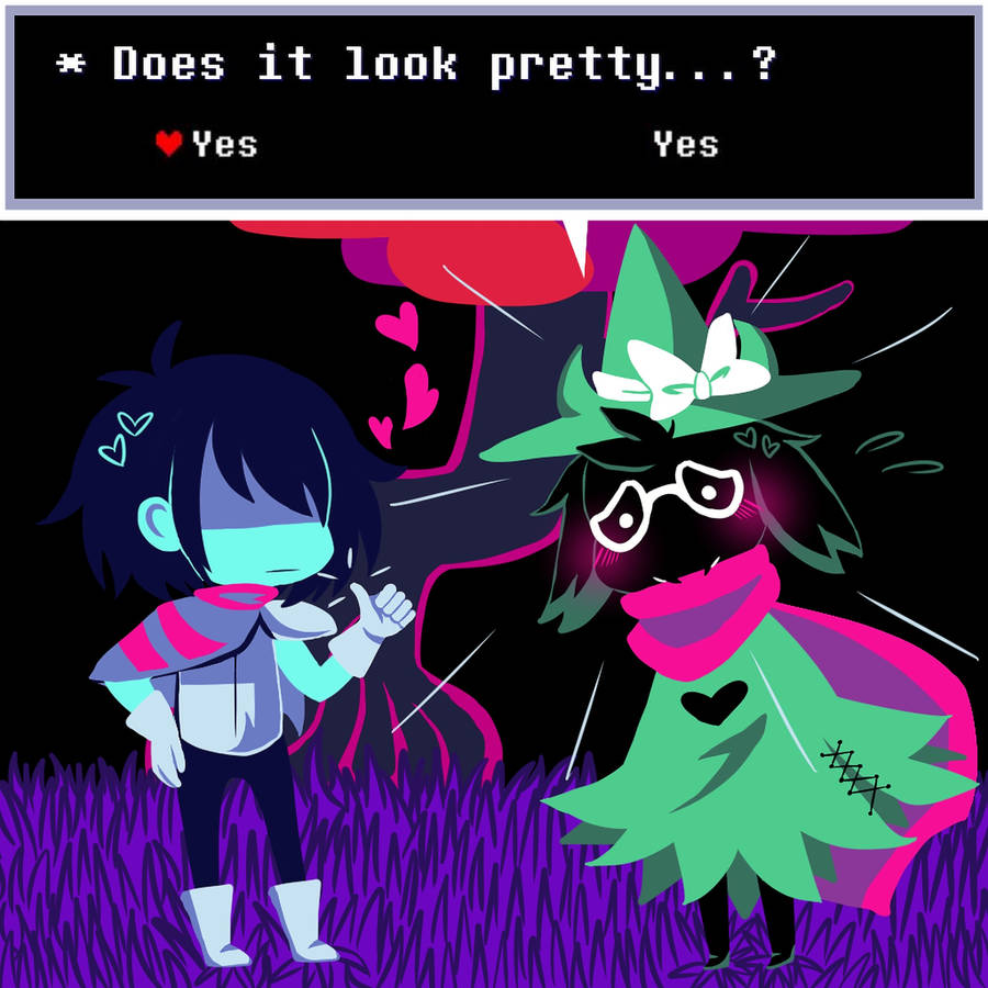 Download free Ralsei And Kris Duo Wallpaper - MrWallpaper.com