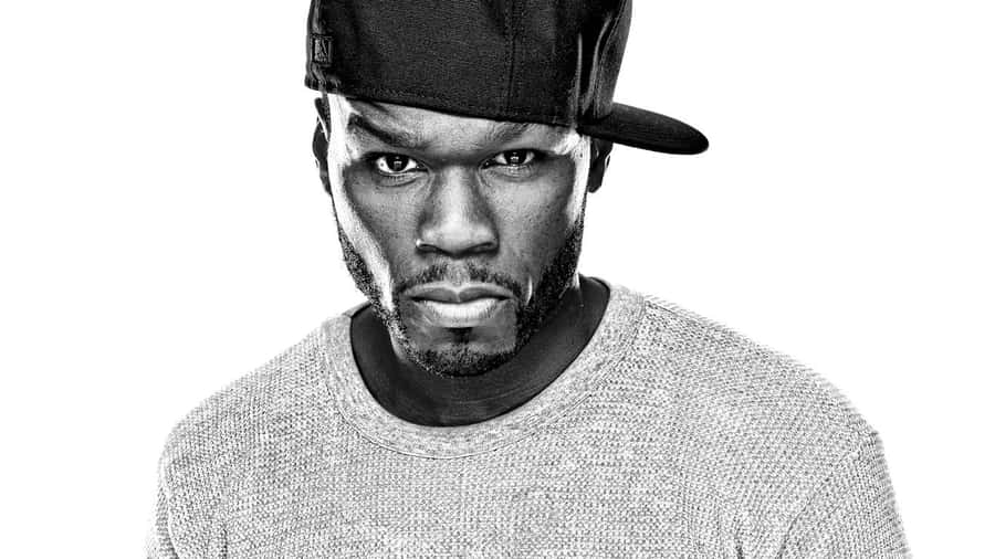 Rapper 50 Cent Performing Concert Wallpaper