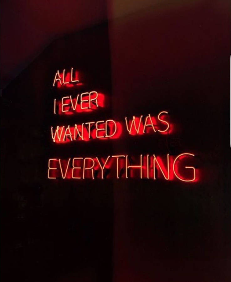 Download free Red Aesthetic Neon Wanted Everything Wallpaper ...