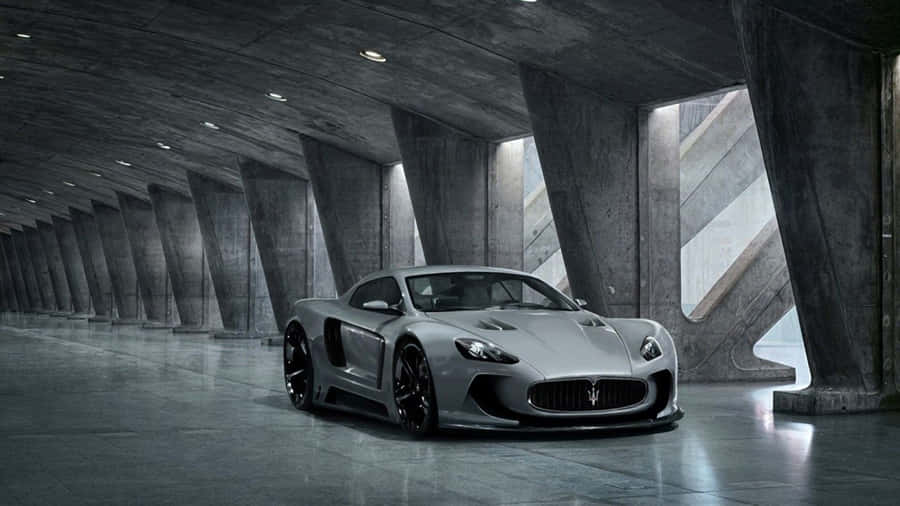 Red Hot Maserati Sports Car Wallpaper