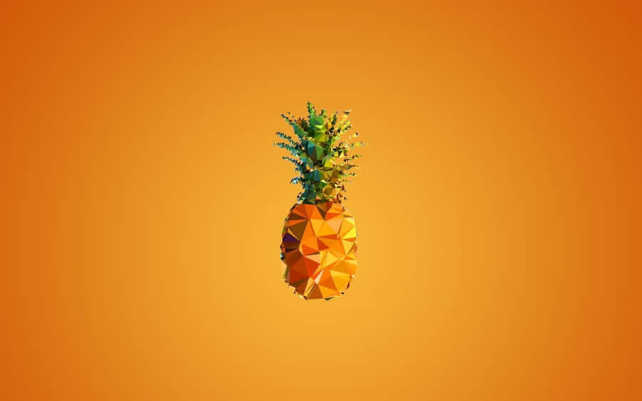 Refreshing Desktop With A Pineapple Wallpaper