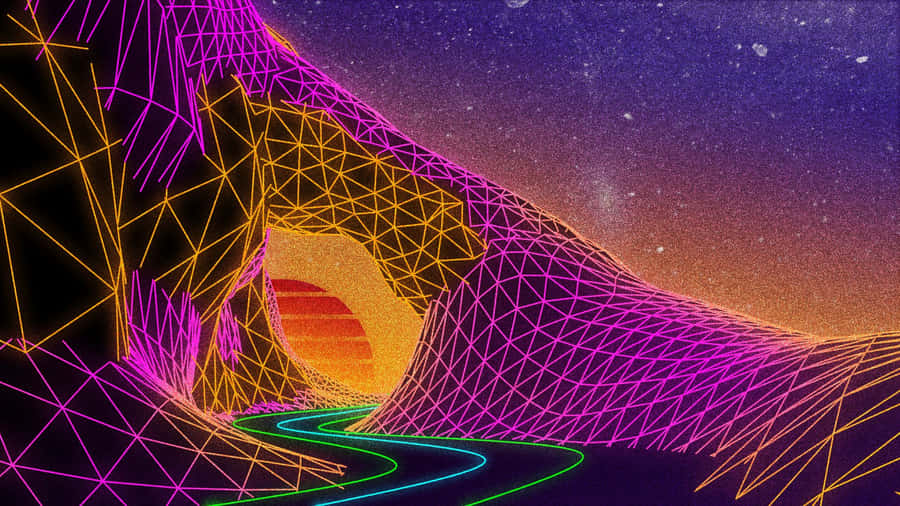 Relive The Retro Vibes With 80s Vaporwave Wallpaper