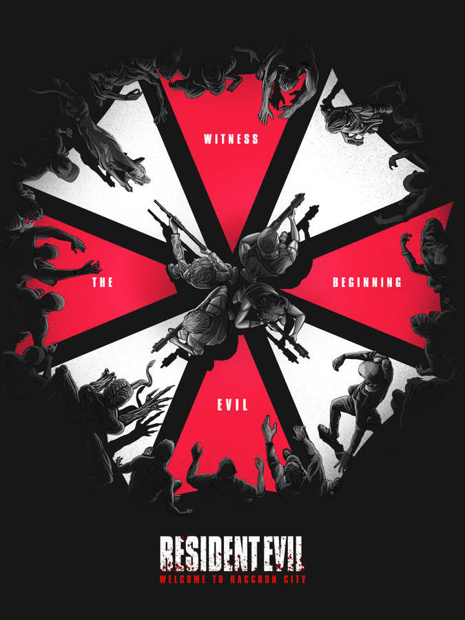 Download Free Resident Evil Welcome To Raccoon City Umbrella Wallpaper 