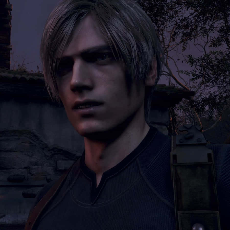 Resident Evil2 Remake Leon Close Up Wallpaper