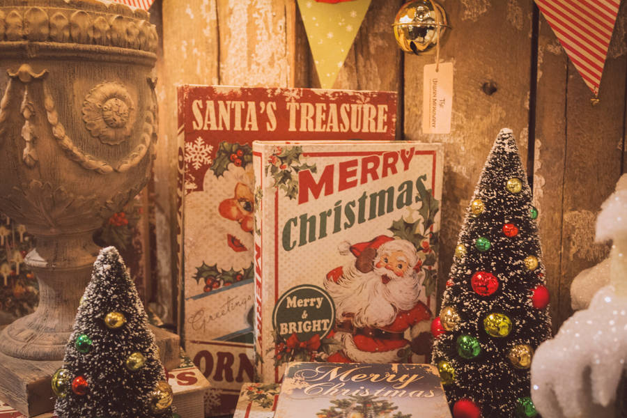 Vintage Merry Christmas-preppy Christmas Download-christmas 