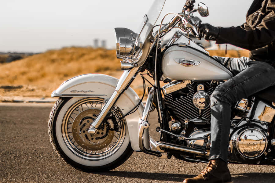 Revving Up And Ready To Ride Wallpaper